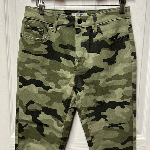 Nili Lotan for Target camouflage crop/ankle jeans size 2 - Picture 4 of 6